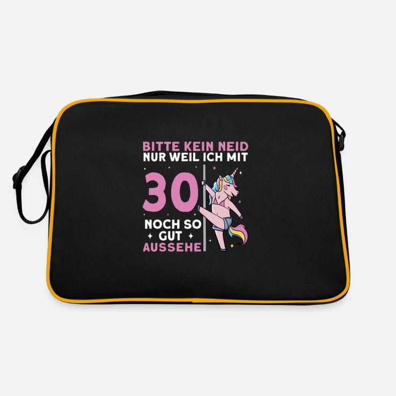 Bitte Kein Neid 30. Geburtstag Retro Tasche