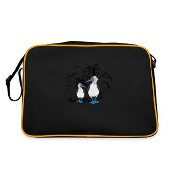 Seabirds Blue-footed - Retro Bag - black/gold - Back
