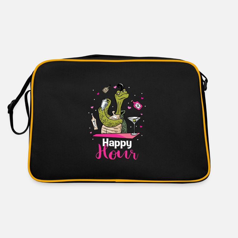 Bartender Turtle Happy Hour Party Holiday Retro Bag