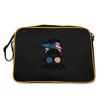 Merica - Sac Retro - noir/or - Dos