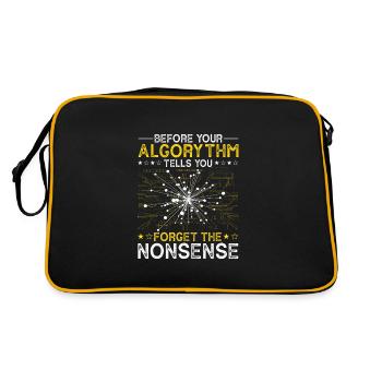 Artificial Intelligence Algorithm Programmer - Retro Bag - black/gold - Back