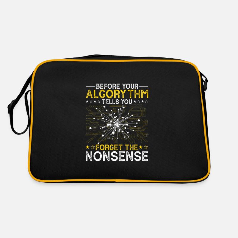 Artificial Intelligence Algorithm Programmer Retro Tasche