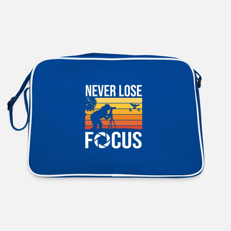 Never Lose Focus Retro Tasche