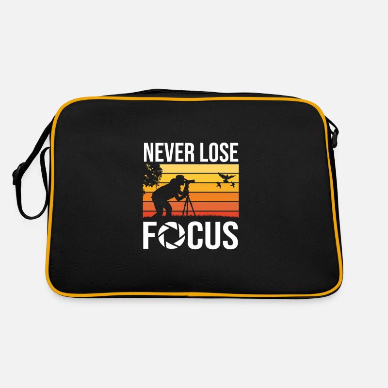 Ne perdez jamais la concentration Sac Retro