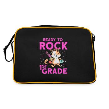 Prêt à basculer 1ère année - Sac Retro - noir/or - Dos