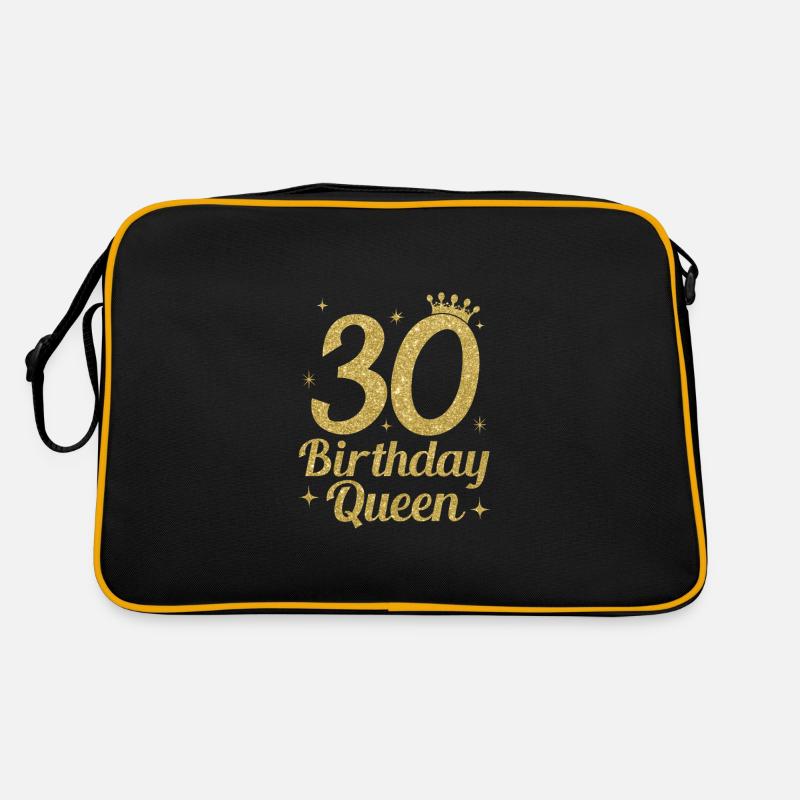 Birthday Queen 30 Retro Bag