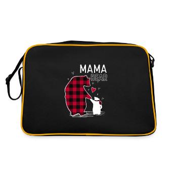 Mama Bear - Retro Bag - black/gold - Back