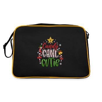 Candy Cane Cutie - Sac Retro - noir/or - Dos