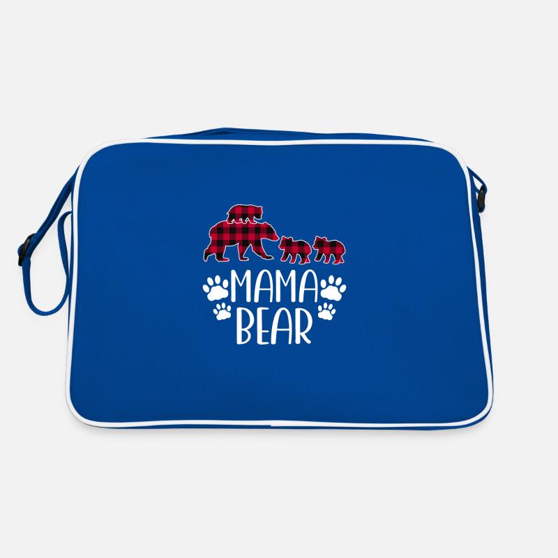Mama Bear trois enfants Sac Retro