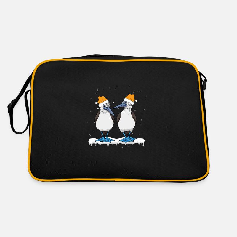 Blue-footed Christmas Retro Bag