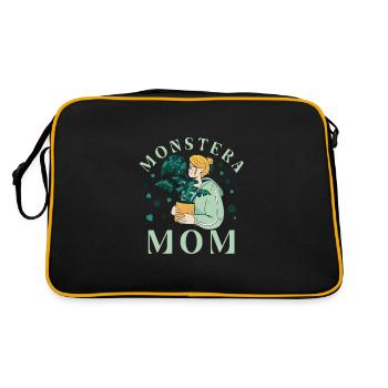 Maman Monstera - Sac Retro - noir/or - Dos