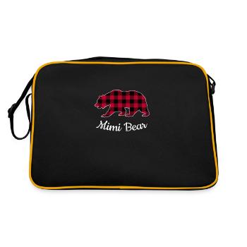 Mimi Bear - Retro Bag - black/gold - Back