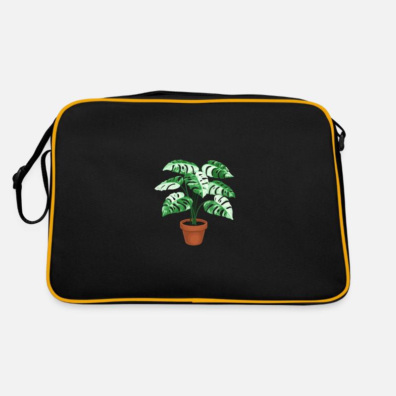 Variegated Monstera Retro Bag