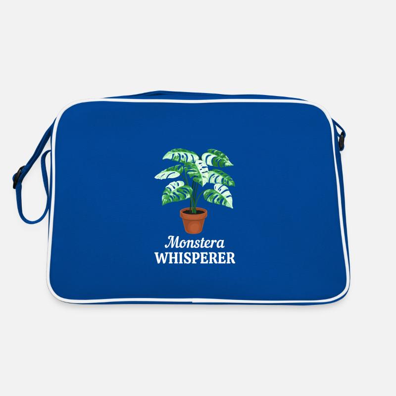 Monstera Whisperer Retro Tasche