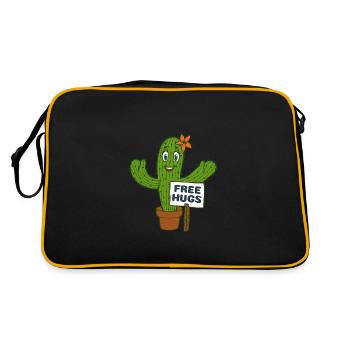 Câlins gratuits Cactus - Sac Retro - noir/or - Dos