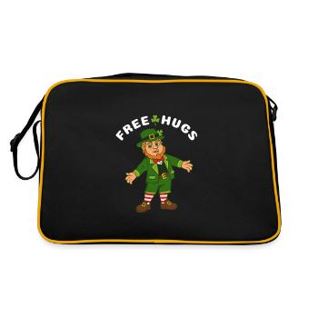 Câlins gratuits Leprechaun - Sac Retro - noir/or - Dos