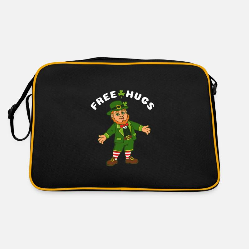 Free Hugs Leprechaun Retro Bag