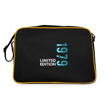 1979 Limited Edition - Retro Tasche - Schwarz/Gold - Hinten