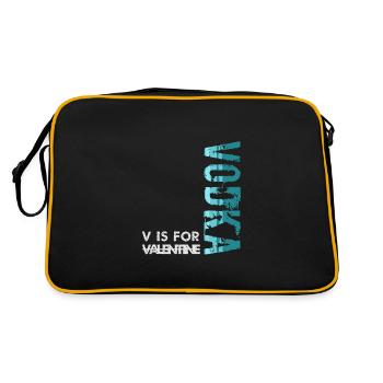 V is for Vodka - Retro Bag - black/gold - Back