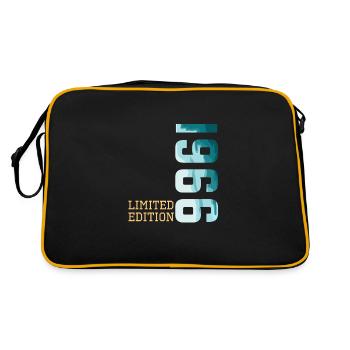 1966 Limited Edition - Retro Tasche - Schwarz/Gold - Hinten