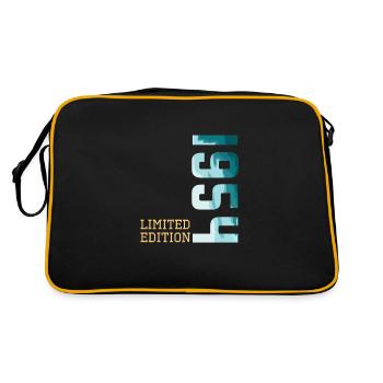 1954 Limited Edition - Retro Tasche - Schwarz/Gold - Hinten