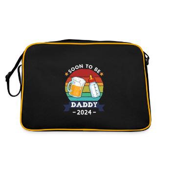 Soon To Be Daddy 2024 - Retro Bag - black/gold - Back