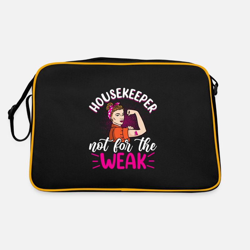 Housekeeper Not For The Weak Retro Tasche