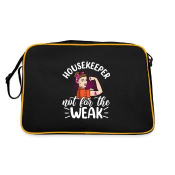 Housekeeper Not For The Weak - Retro Bag - black/gold - Back