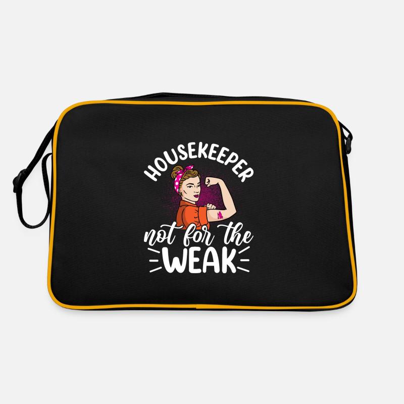 Housekeeper Not For The Weak Retro Tasche
