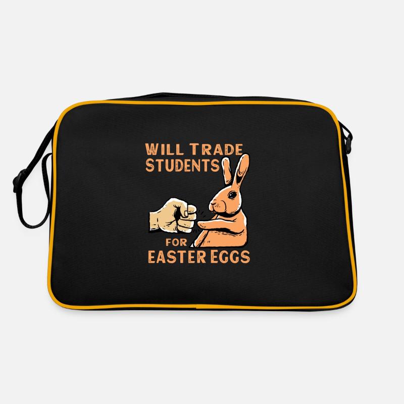 Will Trade Students For Easter Eggs Retro Tasche