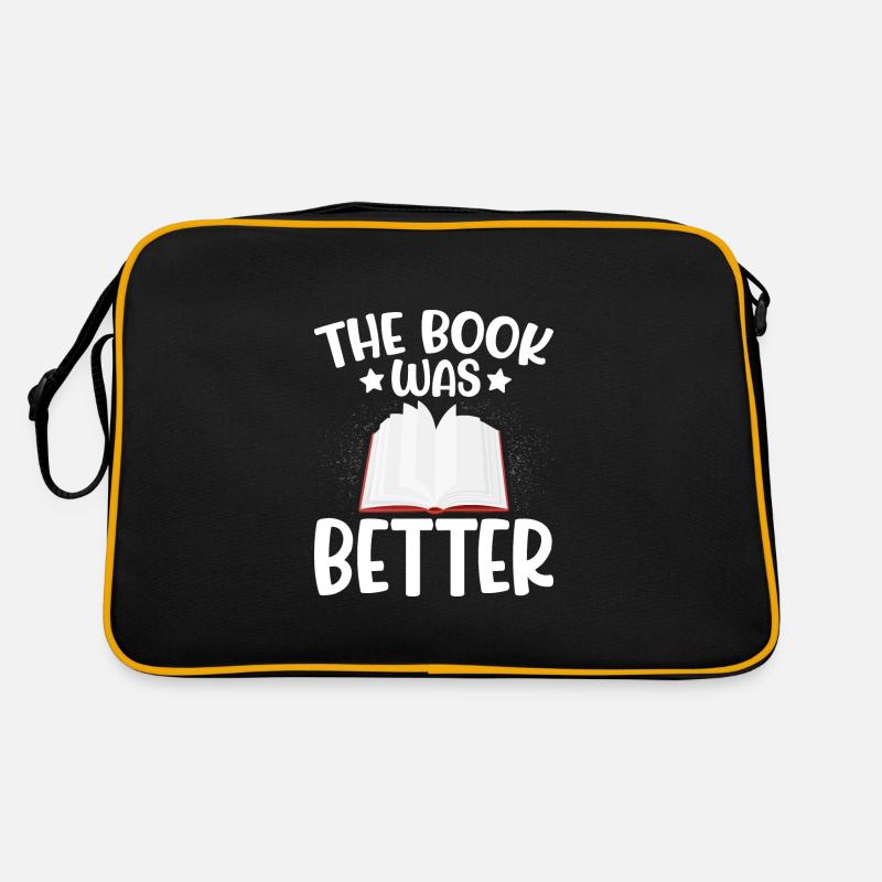 The Book Was Better Book Retro Bag