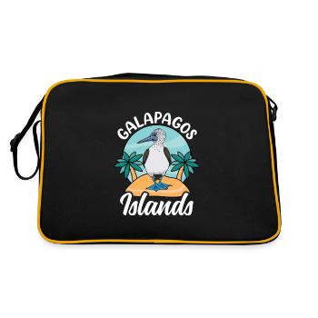 Îles Galapagos - Sac Retro - noir/or - Dos