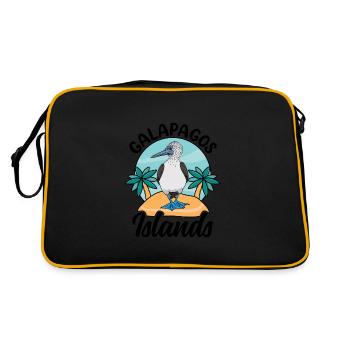 Îles Galapagos - Sac Retro - noir/or - Dos