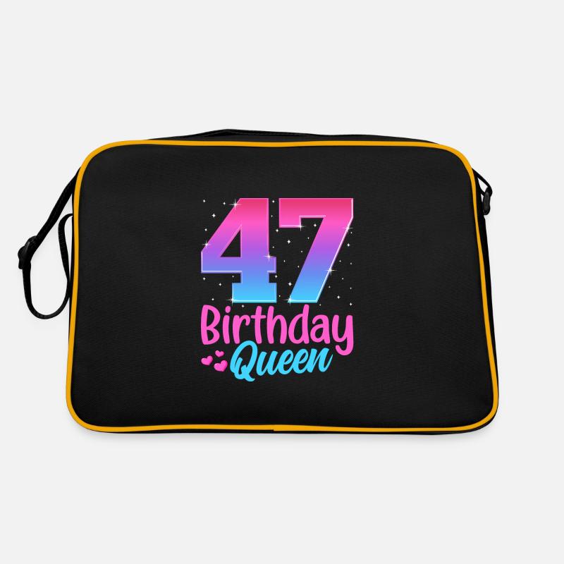 Anniversaire Queen 47 Geburtstag Sac Retro