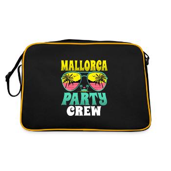 Majorque Party Crew - Sac Retro - noir/or - Dos