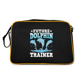 Future Dolphin Trainer - Retro Bag - black/gold - Back