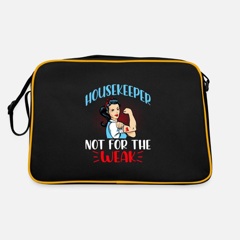 Housekeeper Not For The Weak Retro Tasche