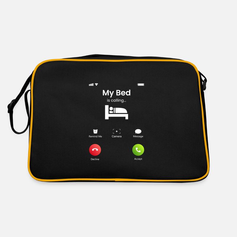 My Bed Is Calling Retro Bag