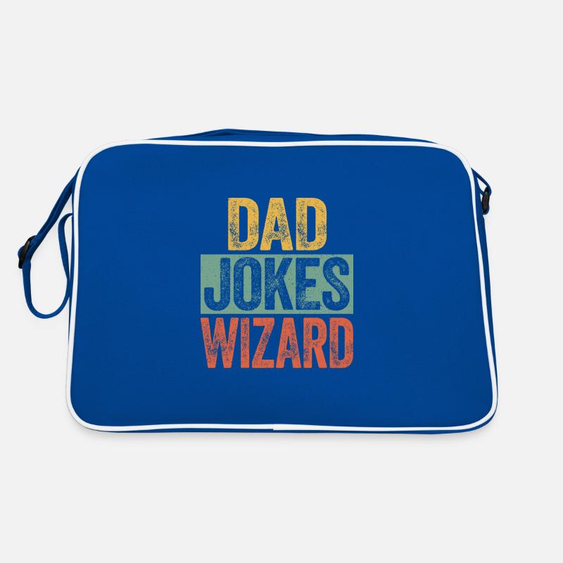 Dad Jokes Wizard Retro Tasche