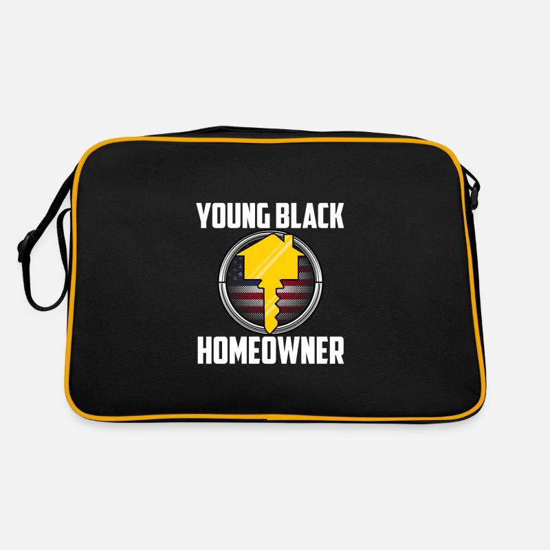 Young Black Homeowner Retro Tasche