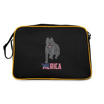 Cane Corso Merica - Sac Retro - noir/or - Dos