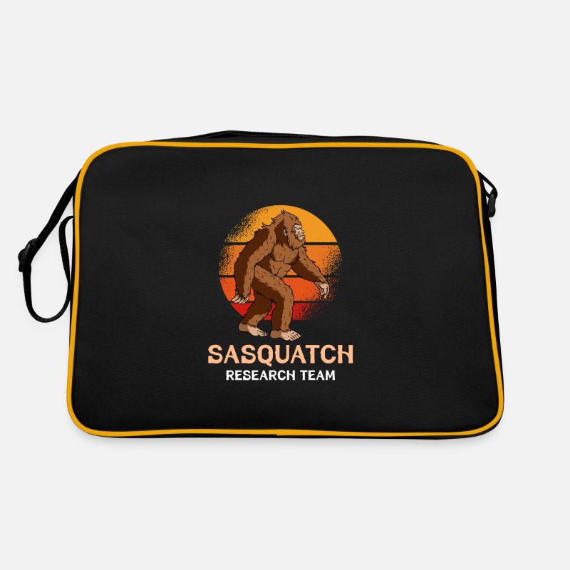 Sasquatch Research Team - Retro Bag - black/gold