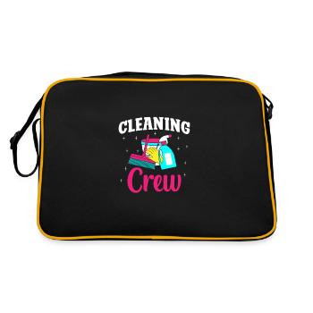 Cleaning Crew - Retro Bag - black/gold - Back