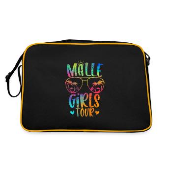 Malle Girls Tour - Sac Retro - noir/or - Dos