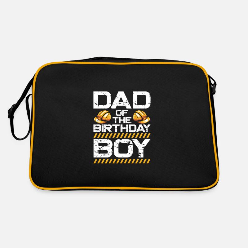 Papa du garçon d’anniversaire Sac Retro
