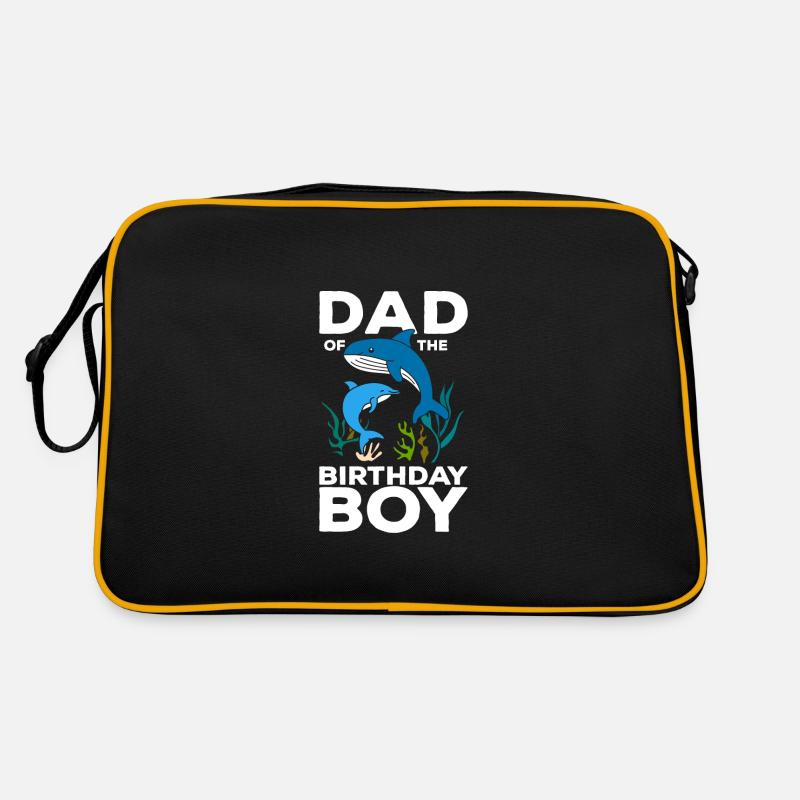 Papa du garçon d’anniversaire Sac Retro