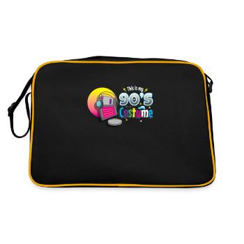 This Is My 90s Costume - Retro Bag - black/gold - Back