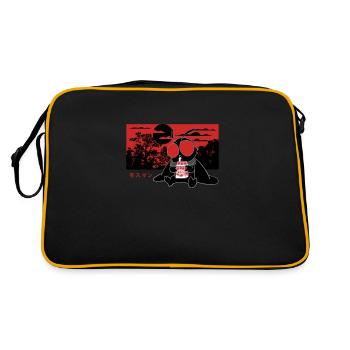 Mothman Strawberry Milkshake - Sac Retro - noir/or - Dos
