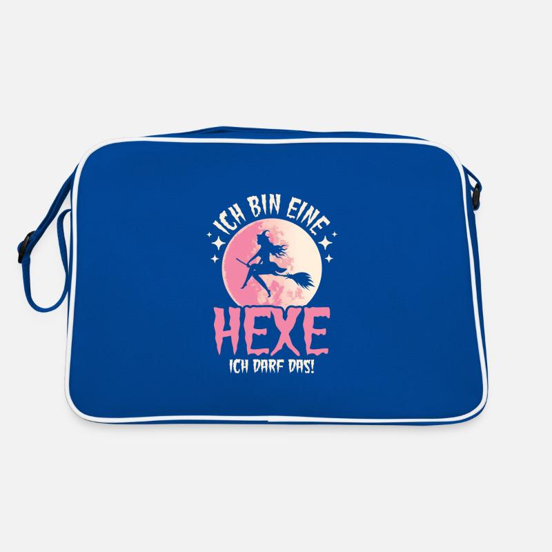 Ich Bin Eine Hexe Ich Darf Das Retro Tasche