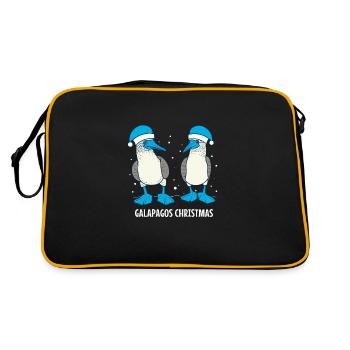 Galapagos Christmas - Retro Bag - black/gold - Back